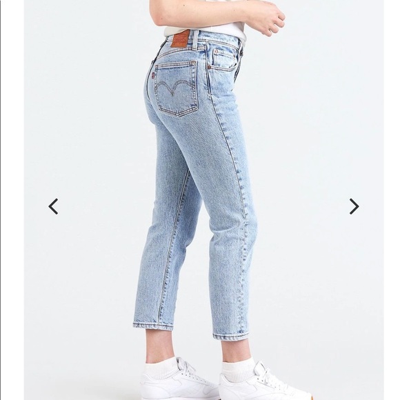 Levi's 501 crop stone throw Clearance
